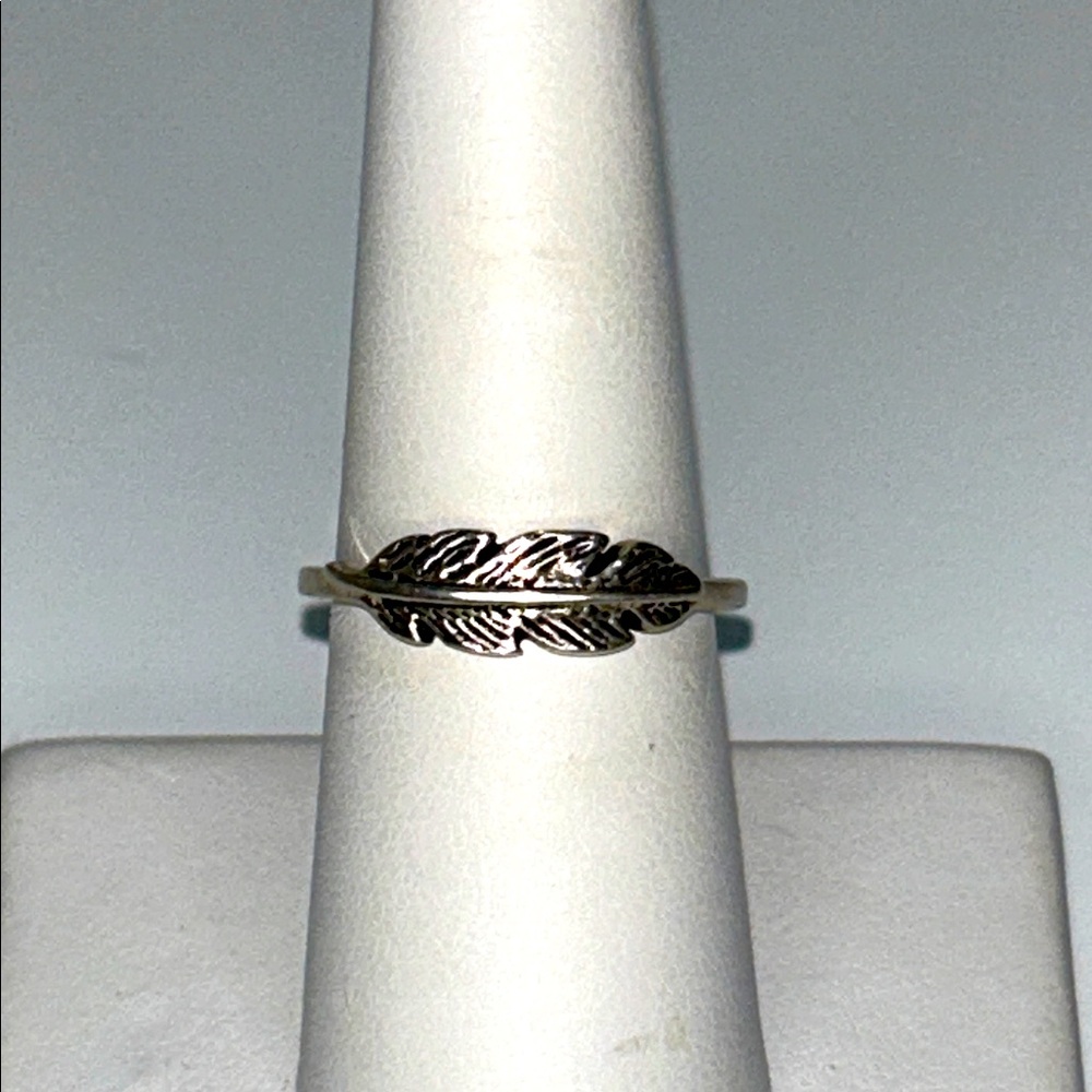 NWOT Designer Studio Barse Sterling Silver Feather Ring